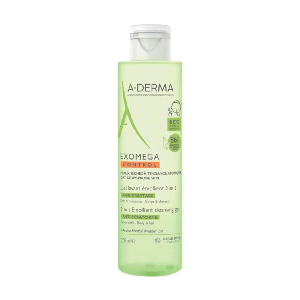 Aderma Exomega Control Emollient Foaming Gel