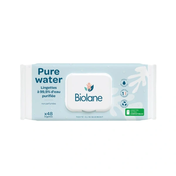 Biolane pure water wipes