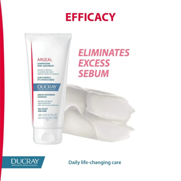 Ducray Argeal Sebum-Absorbing Shampoo - Image 3