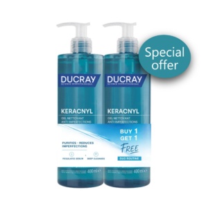 Ducray keracnyl cleansing gel buy 1 get 1 free
