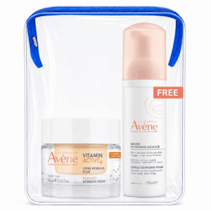 Avene intensive radiance vitamin activ Cg cream & FREE cleansing foam