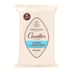 Rogé Cavaillès Intimate Wipes with Antibacterial Agent - Daily Use - 15 Wipes
