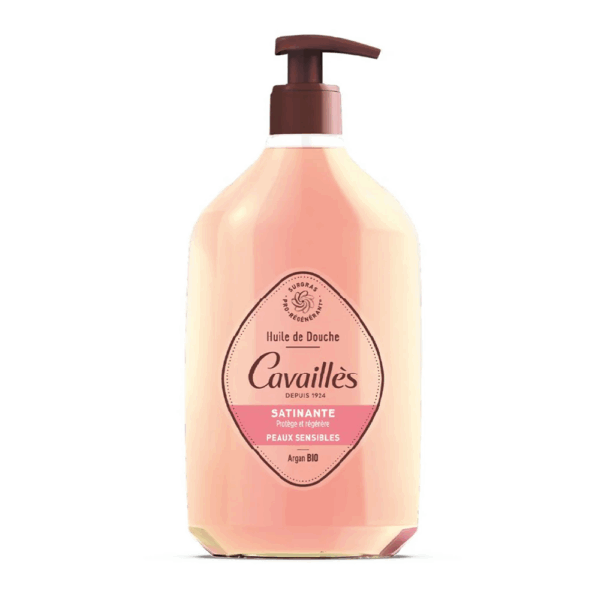Rogé Cavaillès Satiny Shower Oil Enriched with Argan & Rose Oils