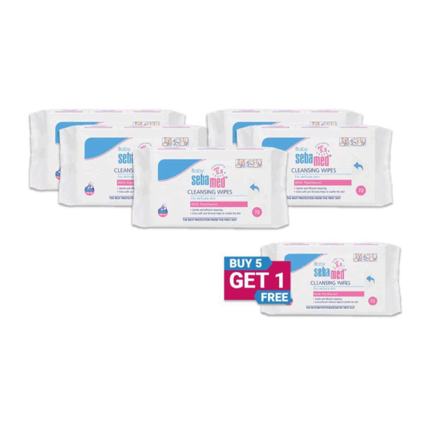 Sebamed Wipes Duo Pack Bundle Buy 5 Get 1 For Free