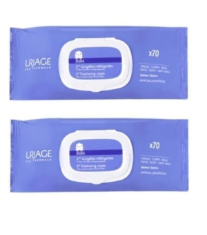 Uriage Baby 1st Cleansing Water Wipes (2X70)
