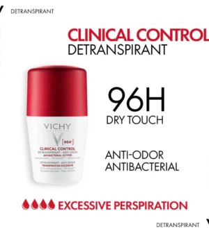 Vichy 96 Hour Clinical Control Deodorant For Women 50 ml