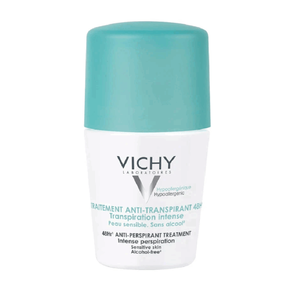 Vichy Deodorant Dermo-Tolerance Roll On 48hr Intensive Green 50 ml